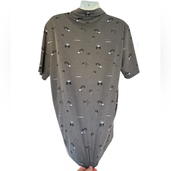 Travis Mathew Ensenada Polo Heather Dark Gray Golf Polo -1MY119 -Men’s Size: XXL - Picture 4 of 12